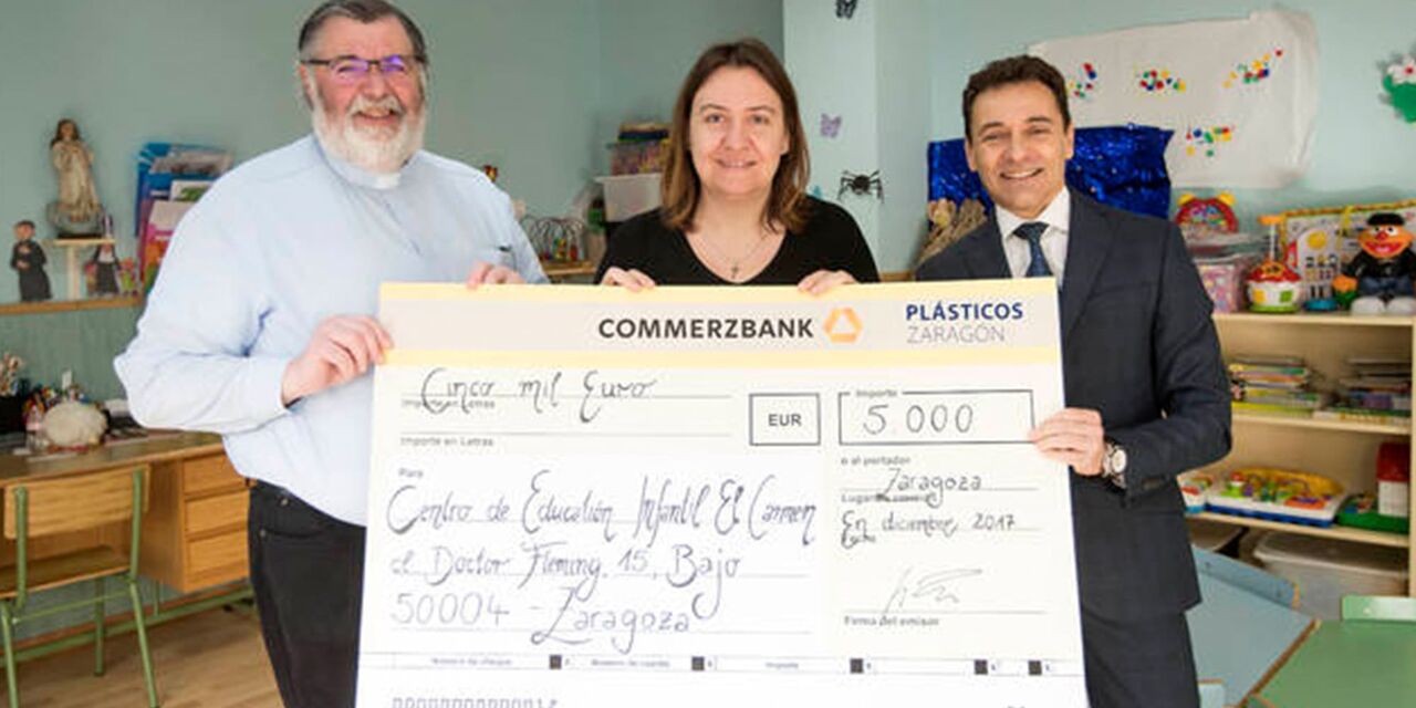 Plasticos Zaragon spendet